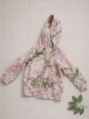 Bass Pro Shops Pink Camo Zip Hoodie 6M